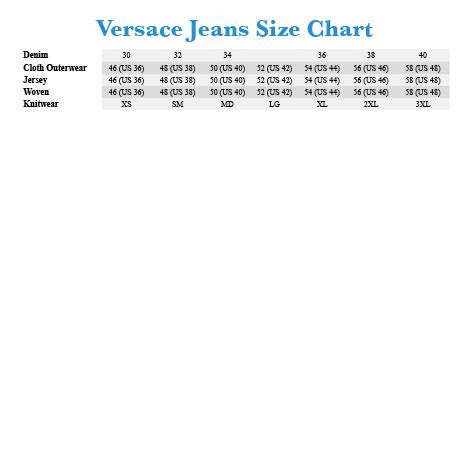 versace jeans couture and versace difference|versace jeans couture size chart.